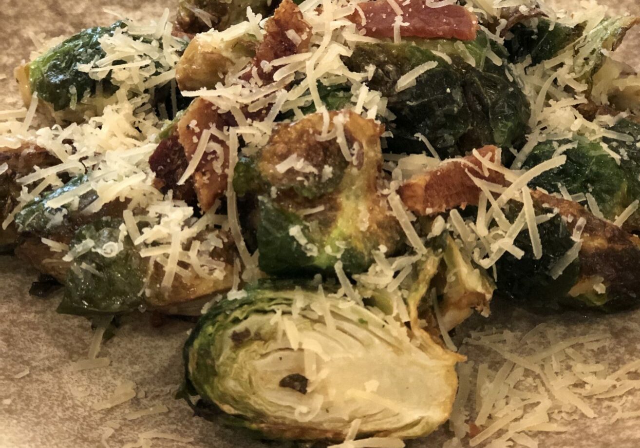 Flash Fried Brussel sprouts
