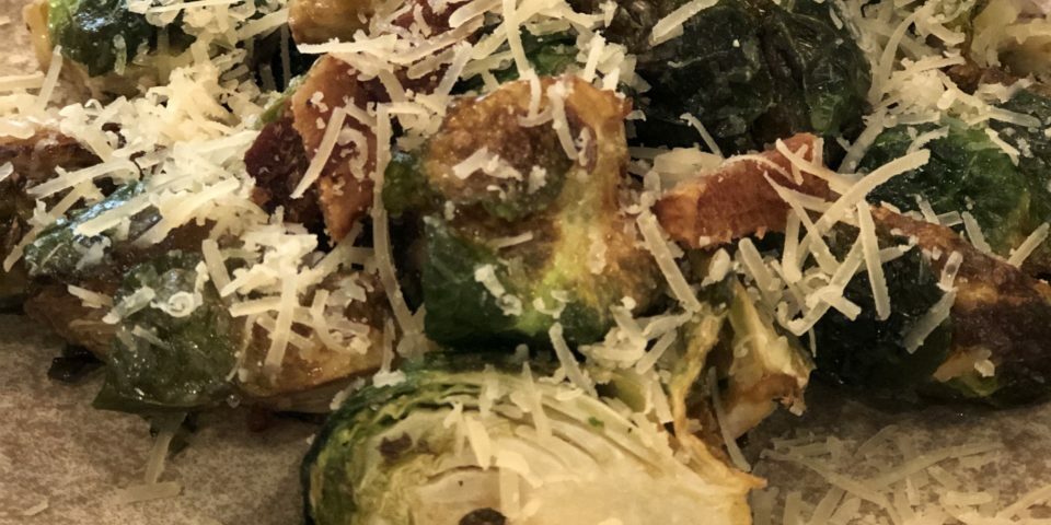 Flash Fried Brussel sprouts